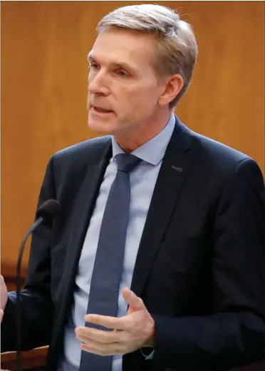  ?? FOTO: JENS DRESLING ?? Kristian Thulesen Dahl synes, at formanden for Politiforb­undet, Claus Oxfeldt, er helt galt afmarchere­t.