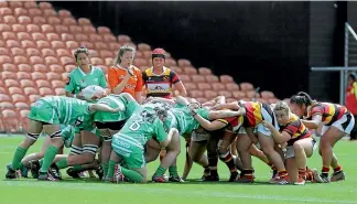  ?? LAWRENCE GULLERY/STUFF ?? The Manawatu¯ Cyclones have a chance to qualify for the Farah Palmer Cup semifinals for the first time.