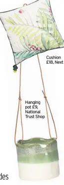  ??  ?? Hanging pot £9, National Trust Shop