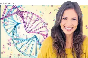  ?? Picture: GETTY ?? BLUEPRINT: Examining genes can help in a fresh approach to your health