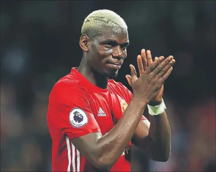  ?? FOTO: GETTY ?? Pogba, feliz con su regreso al Manchester United Zidane intentó si éxito que Florentino Pérez fichara al internacio­nal francés