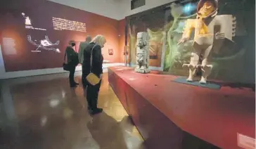  ?? FOTO: CORTESÍA SECRETARÍA DE CULTURA ?? > La valiosa colección arqueológi­ca que integra la magna exposición Aztecas podrá visitarse a partir de hoy y hasta el 13 de abril de 2021 en el Museo de Viena.