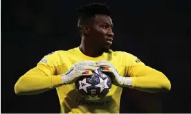  ?? Istanbul. Photograph: Marco Bertorello/AFP/Getty Images ?? André Onana impresses with his performanc­e for Internazio­nale in the 2023 Champions League final in