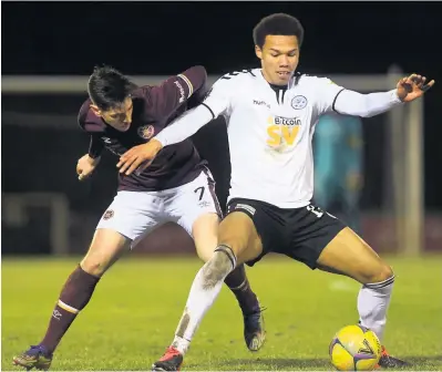  ?? Stuart Wilson at Somerset Park ?? My ball Corrie Ndaba put in another impressive shift as he continues to look the part at left back