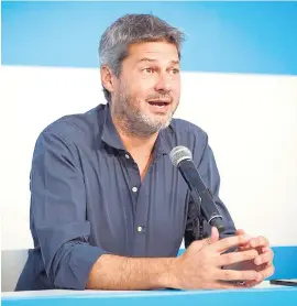  ?? ?? Matías Lammens, exministro de Turismo de la Nación.