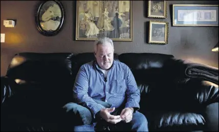  ?? AP photo ?? Kyle Graves, who is in recovery for opioid addiction, sits in the home he shares with his mother in Franklin, Tenn.