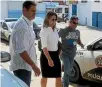  ?? REUTERS ?? Francoise Amiridis, wife of Greece’s ambassador to Brazil, is arrested by Brazilian police yesterday.