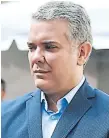  ??  ?? Iván Duque fue electo como el nuevo presidente de Colombia.