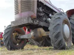  ??  ?? Minneapoli­s-moline was one of the first tractor companies to embrace four-wheel drive early, likely due to the production of military four-wheel drive tractors in World War II. The Coleman axle shown here replaced the Elwood not long before this...