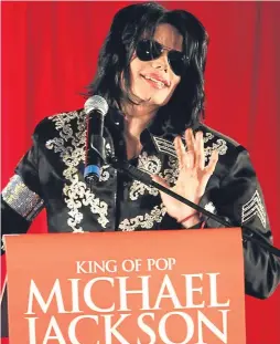  ??  ?? Murray’s book will shock fans of Michael Jackson – but “it’s not about money”, he claims.