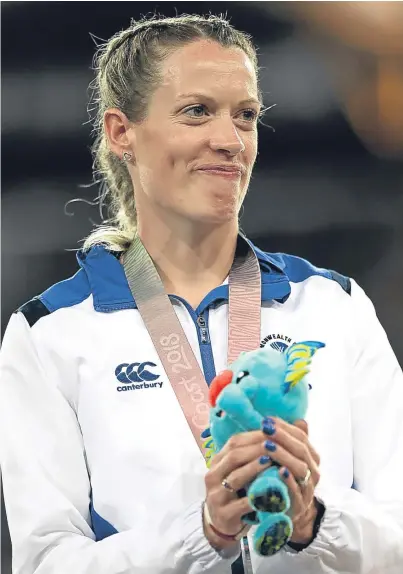  ?? Picture: PA. ?? Eilidh Doyle completed a hat-trick of Commonweal­th Games silver medals.