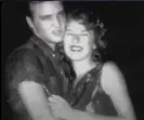  ?? Photograph: Fox 26 News in Houston ?? Elvis Presley and Mary McCoy in 1955.