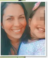  ??  ?? PRESENTE. Martina cumplió 4 años. Vive con sus abuelos y su tía en el barrio Talleres. Arriba: con su mamá, Paola, en tiempos felices