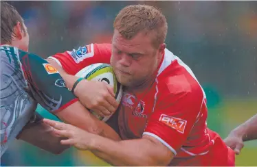  ?? Picture: Gallo Images ?? KNOCKING ON THE DOOR. Lions hooker Akker van der Merwe is in line for a starting berth against the Crusaders on Saturday.