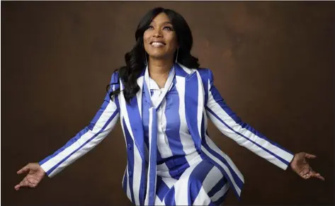  ?? CHRIS PIZZELLO — THE ASSOCIATED PRESS ?? Angela Bassett poses for a portrait at the 95th Academy Awards Nominees Luncheon on Feb. 13at the Beverly Hilton Hotel in Beverly Hills, Calif.