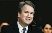  ?? ANDREW HARNIK/AP ?? Three key senators said they plan to confirm President Donald Trump’s nominee for Supreme Court Brett Kavanaugh.