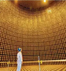  ?? (YOMIURI) ?? Détecteur d’ondes gravitatio­nnelles au Japon.