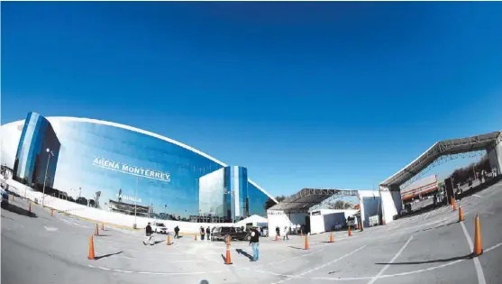  ?? JORGE LÓPEZ ?? En la Arena Monterrey se instalará un módulo drive-thru.