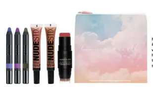  ??  ?? For every limited edition Heaven & Earth kit purchased, Canadian vegan makeup brand Nudestix will help The Canopy Project plant one tree with the aim of planting 10,000 trees this year