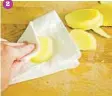  ??  ?? 2
Slice potatoes into 1⁄4- inch-thick slices, patting each one dry before slipping them into the hot oil.
5