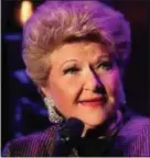  ?? COURTESY OF KEVIN ALVEY ?? See award-winning singer Marilyn Maye at Dino’s Backstage &amp; The Celebrity Room.