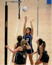  ?? PHOTO: PHOTO: PHILLIP ROLLO/FAIRFAX NZ ?? Tali Uia in action for Nelson College for Girls, was named in the Netball NZ under-17 championsh­ips tournament team.