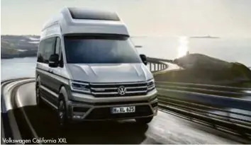  ??  ?? Volkswagen California XXL