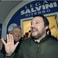  ??  ?? A Viterbo Salvini: «Vilardi candidata per Brescia» (LaPresse)