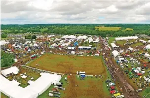  ?? ?? ● Tabley Showground will host the Royal Cheshire County Show in June