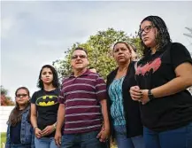  ??  ?? The plight of the Rodriguez family — Kimberly, Karen, Juan, Celia and Rebecca — has drawn national attention.