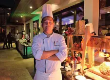  ??  ?? MARCO Polo Davao Exec. Chef Alex Destriza