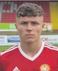  ??  ?? Big hit: Dane Mccullough made a bright impact at Portadown