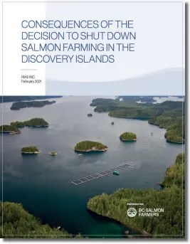  ??  ?? Above: RIAS Discovery Islands report