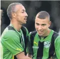  ??  ?? Henrik Larsson and son, Jordan.