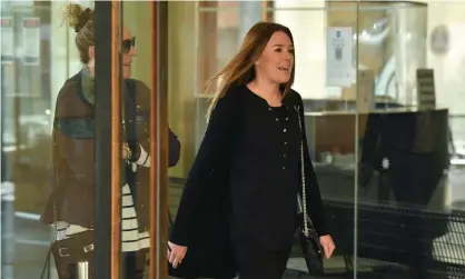  ?? Photograph: Joel Carrett/AAP ?? Monica Elizabeth Young arriving at court in April. The former teacher has been jailed after pleading guilty to three counts of aggravated sexual intercours­e with a child and admitting other sexual crimes.