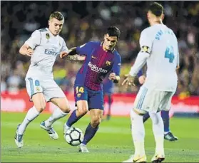  ?? FOTO: MONTILLA ?? Coutinho será el jugador del Clásico con más valor de mercado al no estar Messi