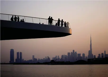  ?? AP ?? Dubai Creek Harbour. Gulf countries are the biggest achievers on the global Brand Finance index since its launch in 2020