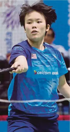  ??  ?? Goh Jin Wei says she is not carrying any injury.