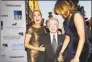 ?? Hearst Connecticu­t Media file photo ?? From left, Kathie Lee Gifford, Regis Philbin and Hoda Kotb during the Greenwich Internatio­nal Film Festival Gala on June 6, 2015.