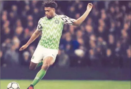  ??  ?? Iwobi… hope for better outing in Russia