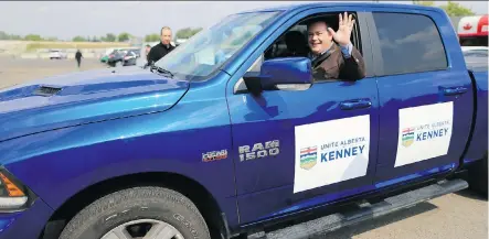  ?? GAVIN YOUNG/FILES ?? UCP Leader Jason Kenney’s Shaping Alberta’s Future has fetched a total $170,000 from 26 car and truck car dealership­s.