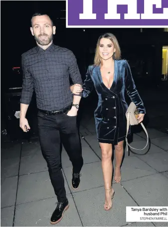  ??  ?? Tanya Bardsley with husband Phil