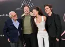  ?? Photograph: Axelle/Bauer-Griffin/FilmMagic ?? Nelson Peltz, Elon Musk, Nicola Peltz Beckham and Will Peltz at the premier of Lola in Los Angeles in February.