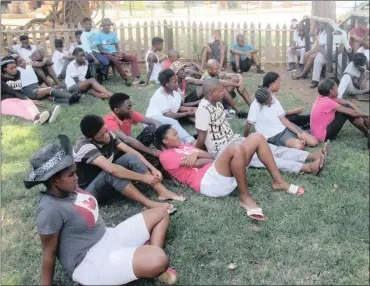  ?? PHOTO: SUPPLIED ?? Matrics from the Thebe-Ya-Tlhatwa Secondary School in the North West have been given the opportunit­y to write their matric exams at Rametsi Lodge, instead of camping at their run-down school premises. A fresh path of learning is needed, says the writer.