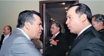  ??  ?? Carlos Estarellas y Luis Jiménez.