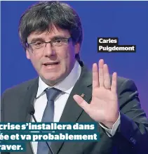  ??  ?? Carles Puigdemont