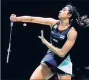  ?? GETTY IMAGES ?? PV Sindhu beat 2012 Olympic champion Li Xuerui of China in her first match after becoming world champion.