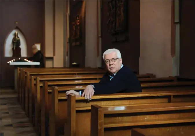  ?? Foto: Signe Dons ?? Teologipro­fessor Ola Tjørhom ble anklaget og frikjent for uredelighe­t. Her er han avbildet i St. Olavs kirke i Oslo i 2018.