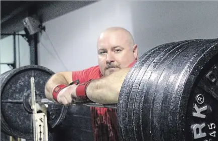  ?? BERND FRANKE ?? Steve Magistrale, 44, of Welland will represent Canada in the masters 1 division at the world powerlifti­ng championsh­ips in Mongolia this October.