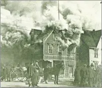  ?? SUBMITTED PHOTO ?? Long before The Guardian opened at its current location on Prince Street in Charlottet­own, it operated out an office on Great George Street. That location was gutted by fire in 1923. This will be one of the many historic photos, ads and interpreta­tions on display in the windows of participat­ing merchants on Great George Street next month.